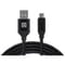 Фото - Кабель REAL-EL Premium Fabric USB - micro USB (M/M), 2 м, Black (EL123500048) | click.ua