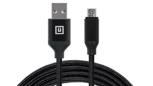 Фото - Кабель REAL-EL   Premium Fabric USB - micro USB , 2 м, Black (EL1235000 (M/M)