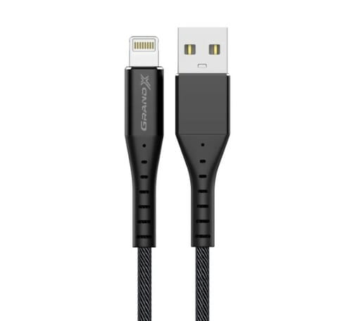 Photos - Cable (video, audio, USB) Grand-X Кабель  USB - Lightning (M/M), 1.2 м, Black  FL-12B (FL-12B)