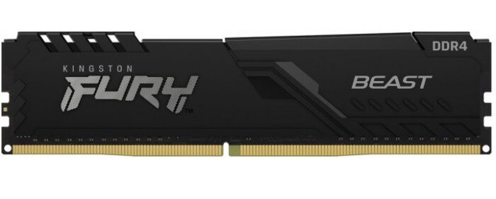 Модуль памяти DDR4 4GB/2666 Kingston Fury Beast Black (KF426C16BB/4)