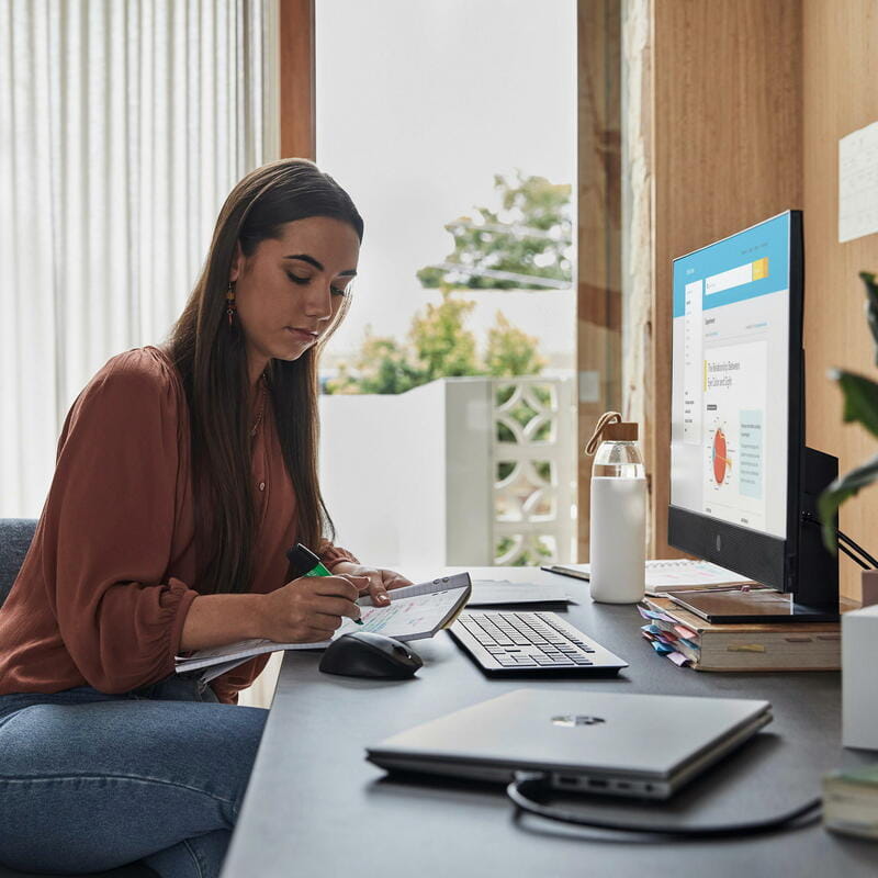 Моноблок HP ProOne 440 G9 (6D3B1EA) MultiTouch Win11 Black