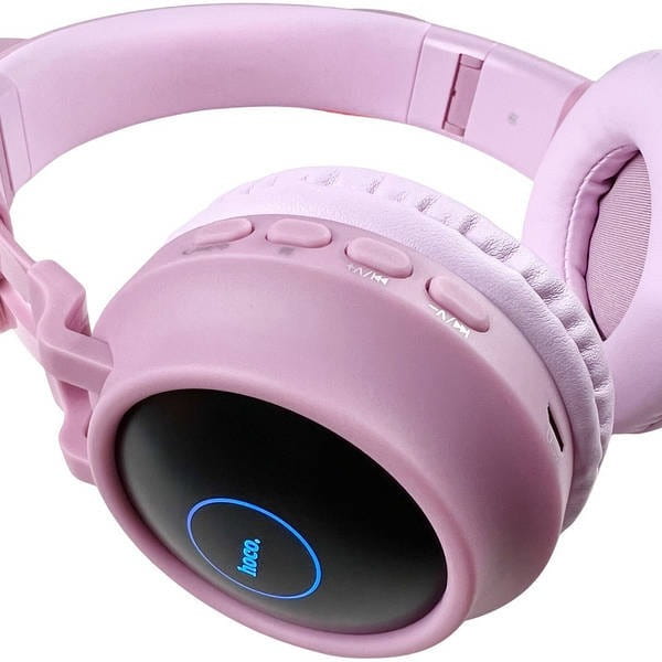 Bluetooth-гарнитура Hoco W27 Cat Ear Pink (W27P)