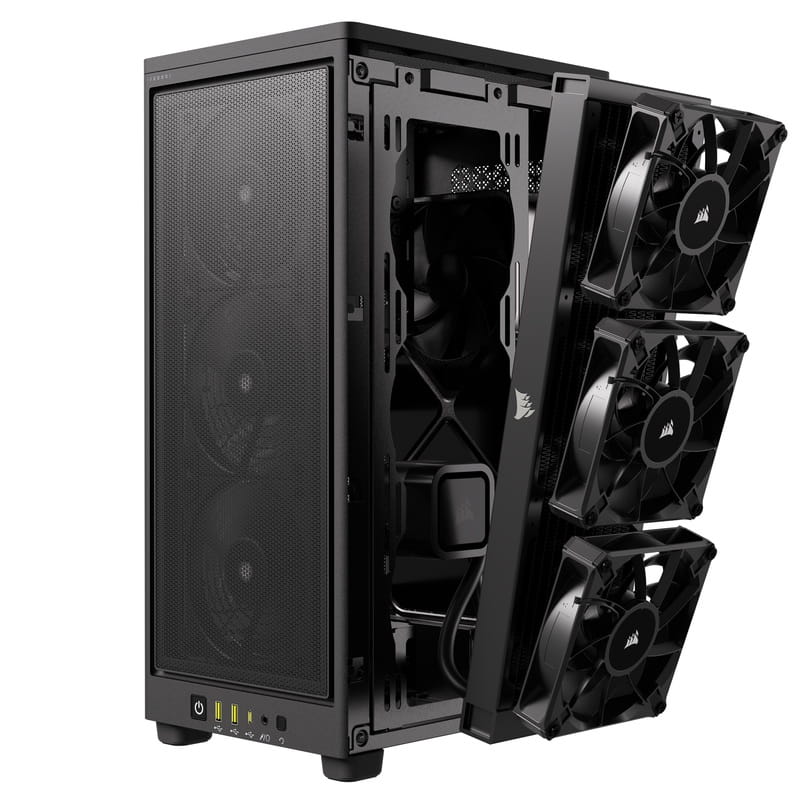 Корпус Corsair 2000D Airflow Black (CC-9011244-WW) без БП