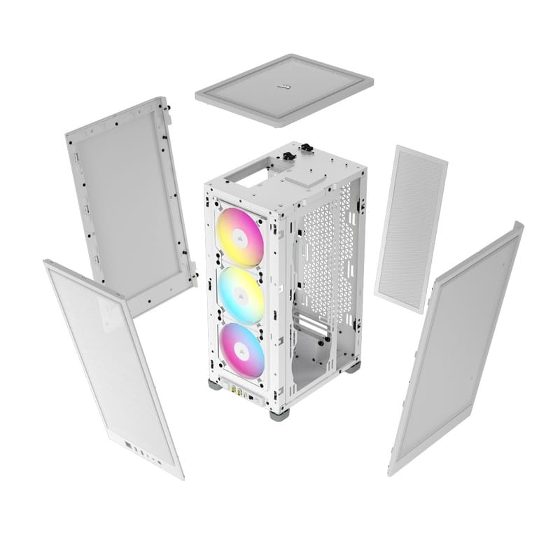 Корпус Corsair 2000D RGB Airflow White (CC-9011247-WW) без БП