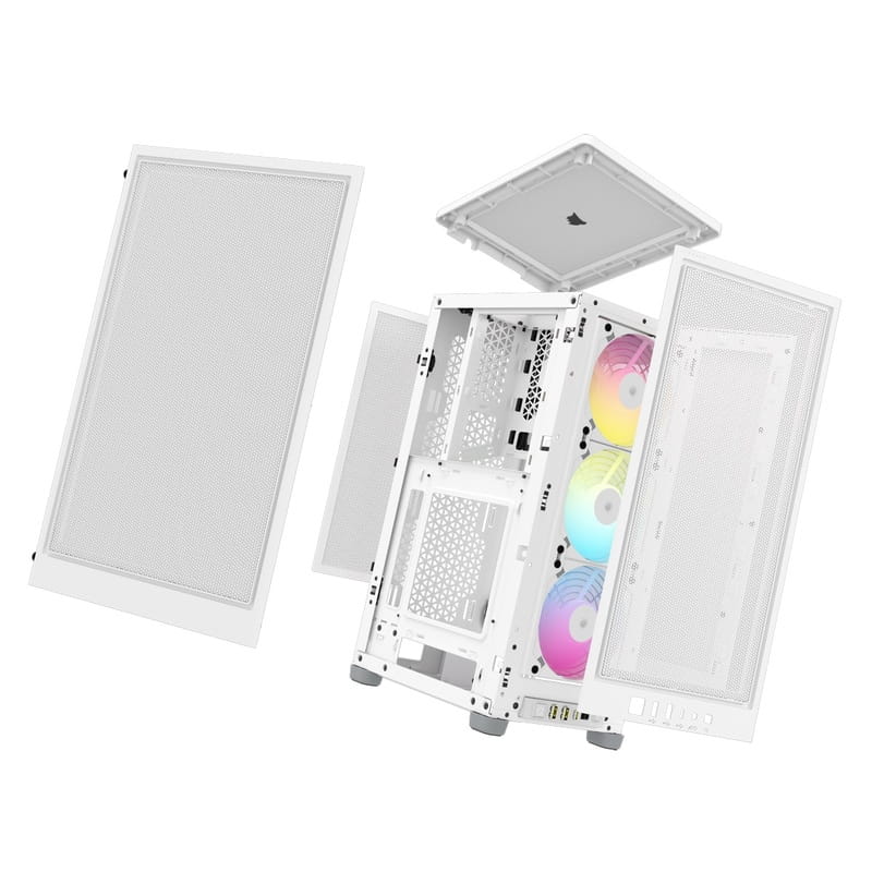 Корпус Corsair 2000D RGB Airflow White (CC-9011247-WW) без БП