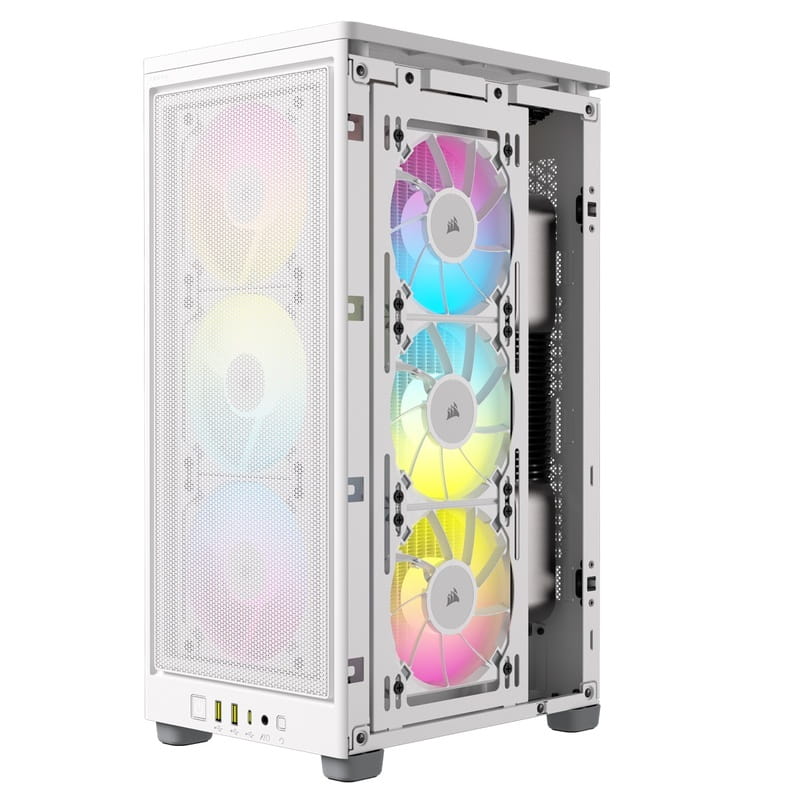 Корпус Corsair 2000D RGB Airflow White (CC-9011247-WW) без БП