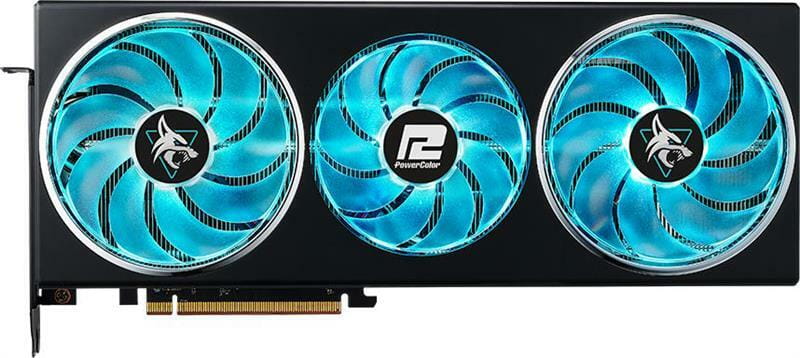 Видеокарта AMD Radeon RX 7700 XT 12GB GDDR6 Hellhound PowerColor (RX 7700 XT 12G-L/OC)