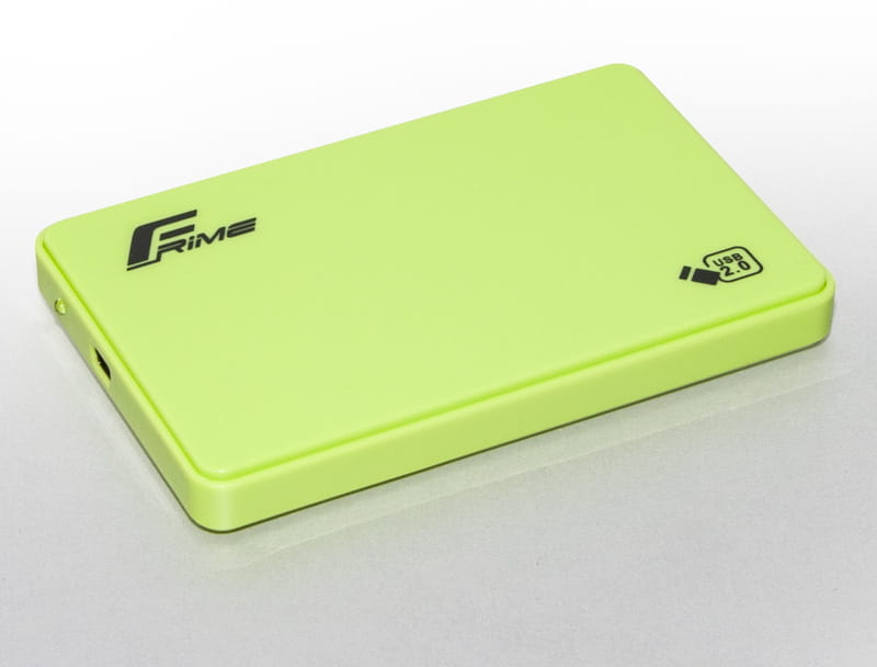 Внешний карман Frime SATA HDD/SSD 2.5", USB 2.0, Plastic, Green (FHE14.25U20)