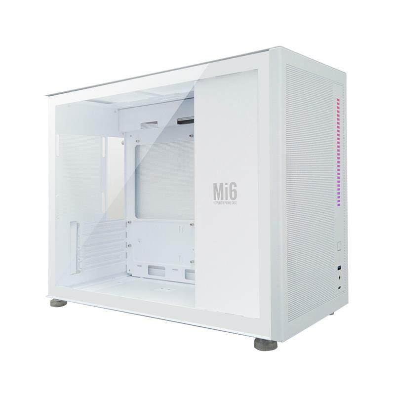 Корпус 1stPlayer Mi6-1F2-W-WH White без БП