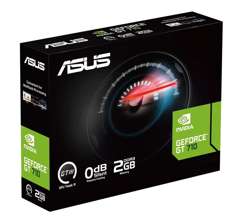 Видеокарта GF GT 710 2GB GDDR3 Evo Asus (GT710-SL-2GD3-BRK-EVO)