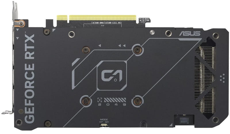 Видеокарта GF RTX 4060 Ti 16GB GDDR6 Dual Advanced Edition Asus (DUAL-RTX4060TI-A16G)