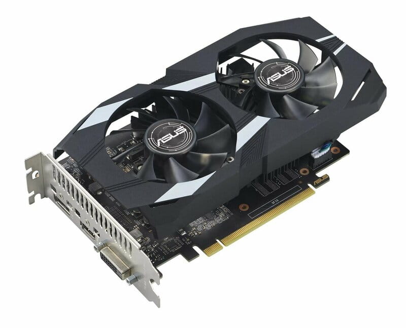 Видеокарта GF GTX 1650 4GB GDDR6 Dual EVO OC D6 Asus (DUAL-GTX1650-O4GD6-P-EVO)