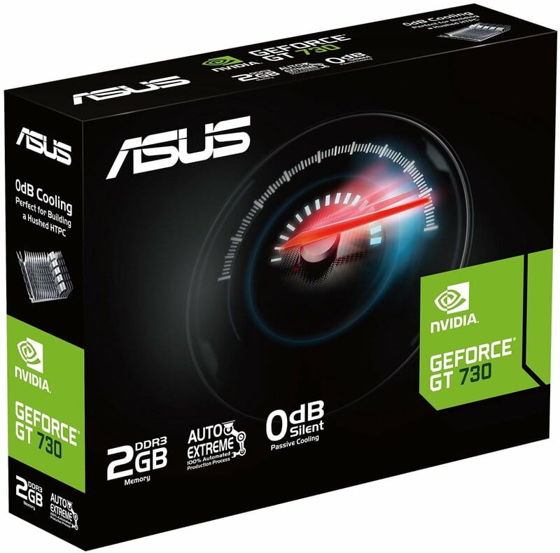 Видеокарта GF GT 730 2GB GDDR3 Evo Asus (GT730-SL-2GD3-BRK-EVO)
