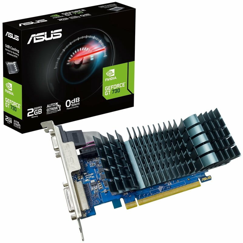 Видеокарта GF GT 730 2GB GDDR3 Evo Asus (GT730-SL-2GD3-BRK-EVO)