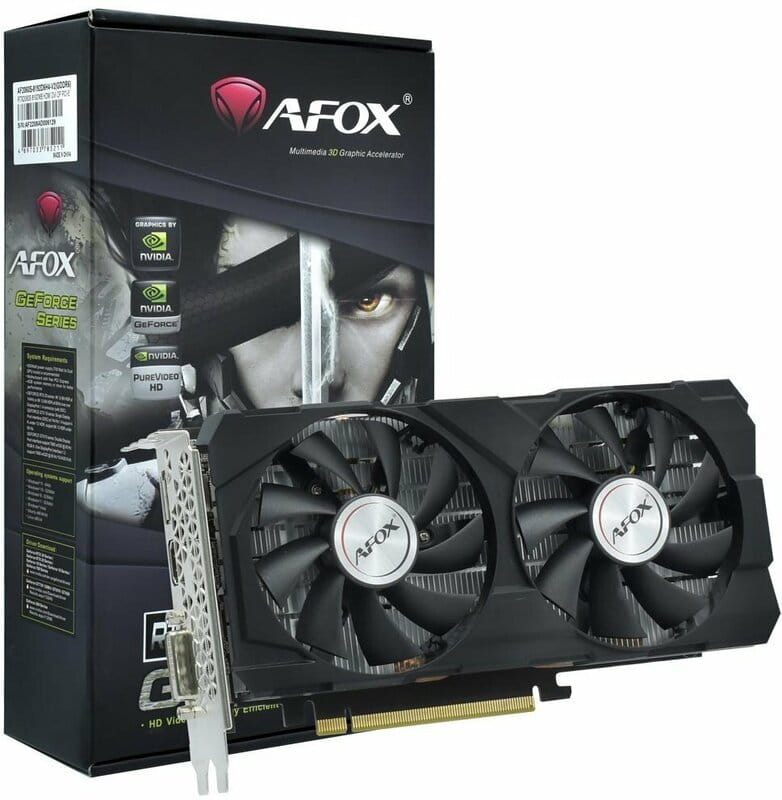 Видеокарта RTX 2060 Super 8GB GDDR6 Afox (AF2060S-8192D6H4-V2)