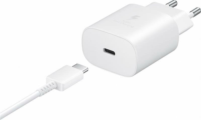 Сетевое зарядное устройство Samsung (1USBx3A) White (EP-TA800XWEGRU) + кабель Type-C