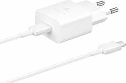 Сетевое зарядное устройство Samsung 15W (1USBx3A) White (EP-T1510XWEGRU) + кабель Type-C