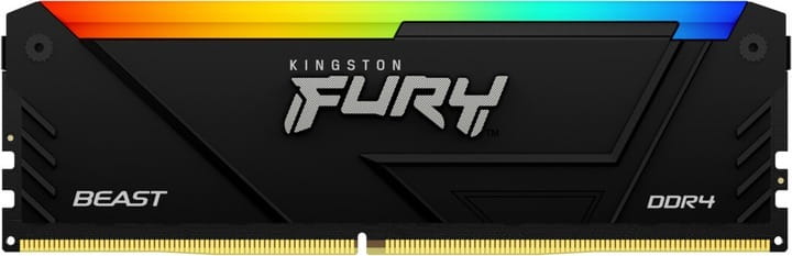 Модуль пам`яті DDR4 16GB/3200 Kingston Fury Beast RGB (KF432C16BB12A/16)