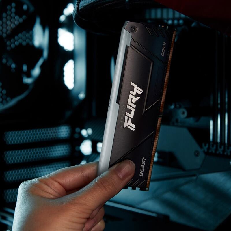 Модуль памяти DDR4 2x8GB/3600 Kingston Fury Beast RGB Black (KF436C17BB2AK2/16)