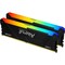 Фото - Модуль памяти DDR4 2x8GB/3600 Kingston Fury Beast RGB Black (KF436C17BB2AK2/16) | click.ua