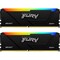 Фото - Модуль памяти DDR4 2x8GB/3600 Kingston Fury Beast RGB Black (KF436C17BB2AK2/16) | click.ua