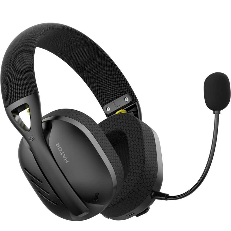 Bluetooth-гарнiтура Hator Hyperpunk 2 Wireless Tri-mode Black (HTA-855)