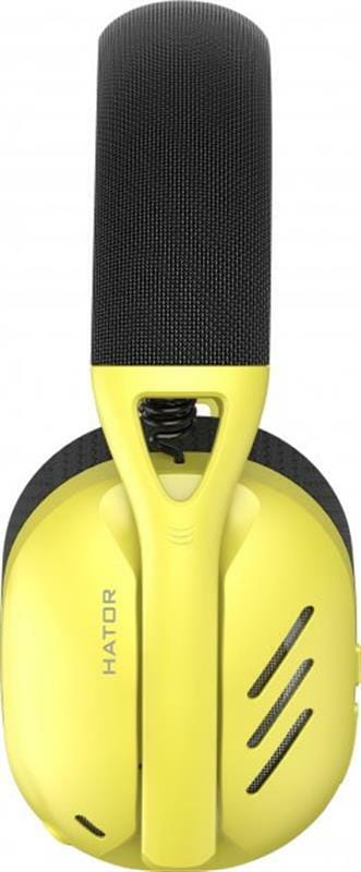 Bluetooth-гарнiтура Hator Hyperpunk 2 Wireless Tri-mode Black/Yellow (HTA-857)