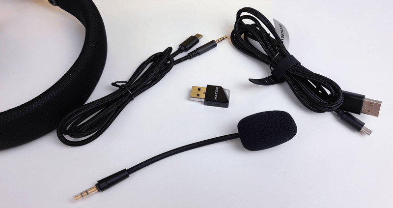 Bluetooth-гарнитура Hator Hyperpunk 2 Wireless Tri-mode Black/Lilac (HTA-859)