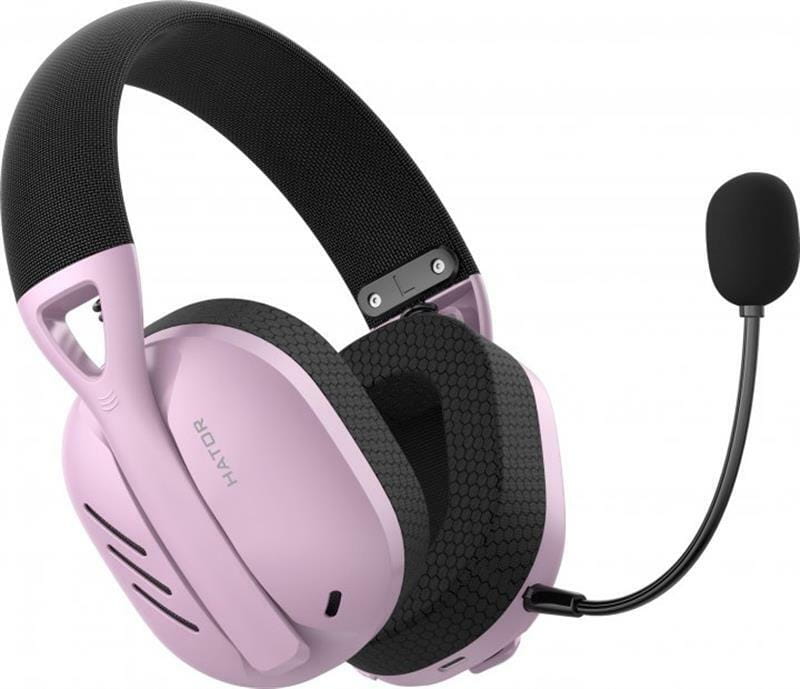 Bluetooth-гарнитура Hator Hyperpunk 2 Wireless Tri-mode Black/Lilac (HTA-859)