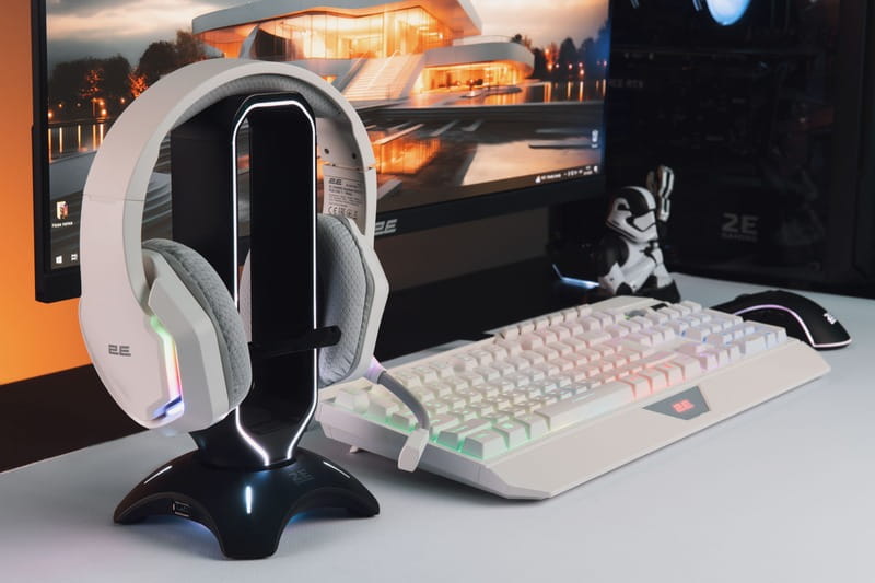 Гарнитура 2E Gaming HG315 RGB USB 7.1 White (2E-HG315WT-7.1)