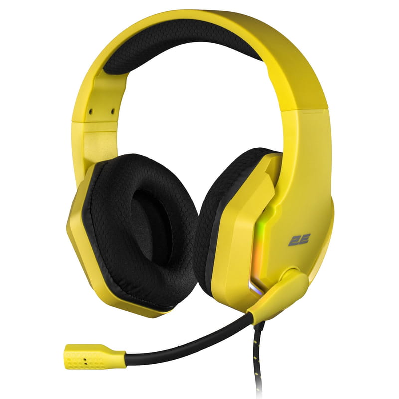 Гарнітура 2E Gaming HG315 RGB USB 7.1 Yellow (2E-HG315YW-7.1)