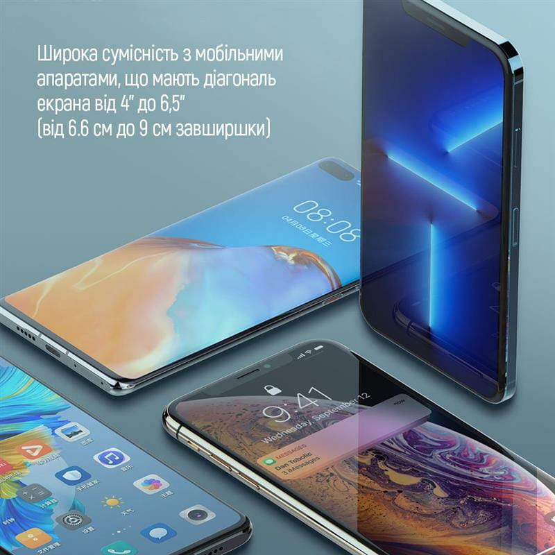 Держатель автомобильный СolorWay Metallic Gravity Holder 3 Black (CW-CHG14-BK)