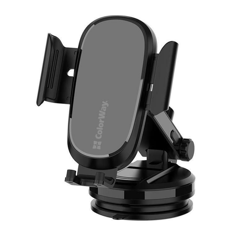 Бездротовий зарядний пристрій ColorWay Dashboard Car Wireless Charger 15W Black (CW-CHAW037Q-BK)