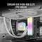 Фото - Система водяного охолодження Corsair iCUE H100i RGB Elite Liquid CPU Cooler White (CW-9060078-WW) | click.ua
