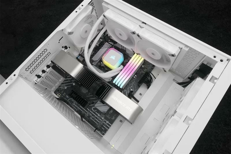 Система водяного охлаждения Corsair iCUE H100i RGB Elite Liquid CPU Cooler White (CW-9060078-WW)