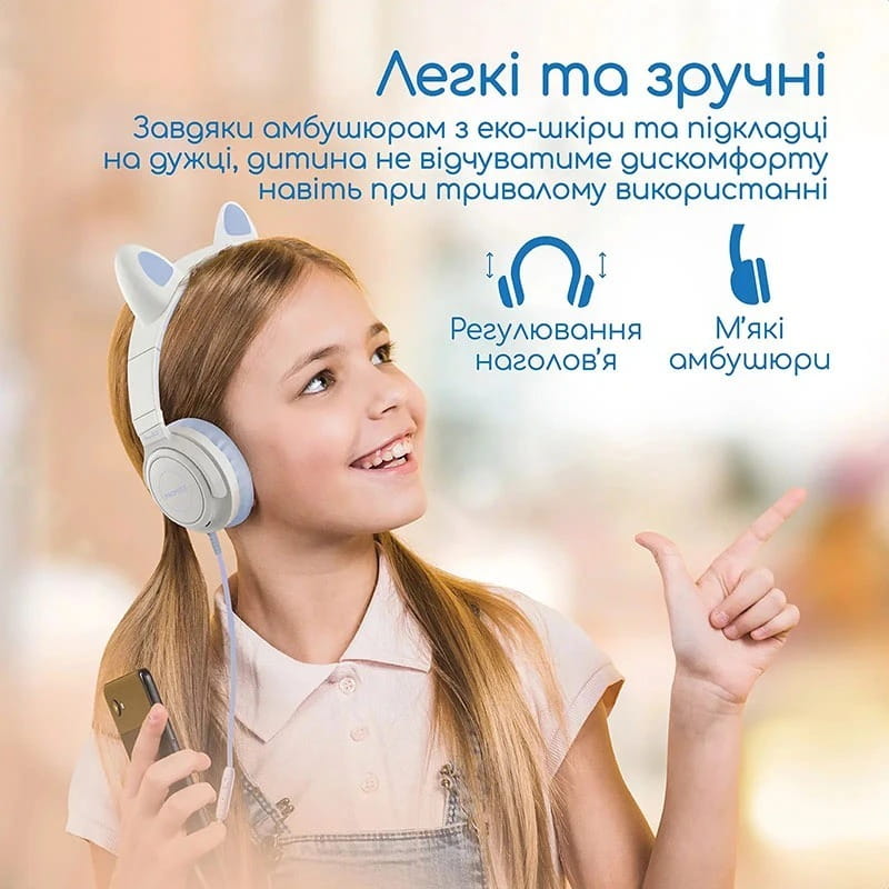 Bluetooth-гарнитура Promate Panda Lilac