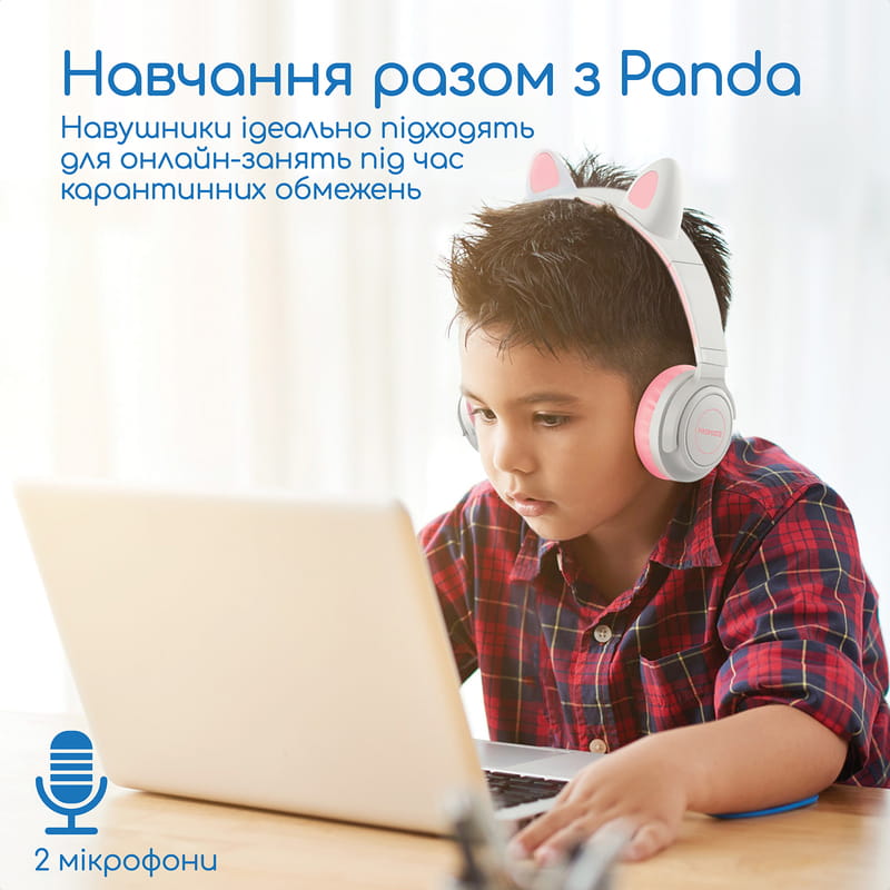 Bluetooth-гарнітура Promate Panda Bubblegum