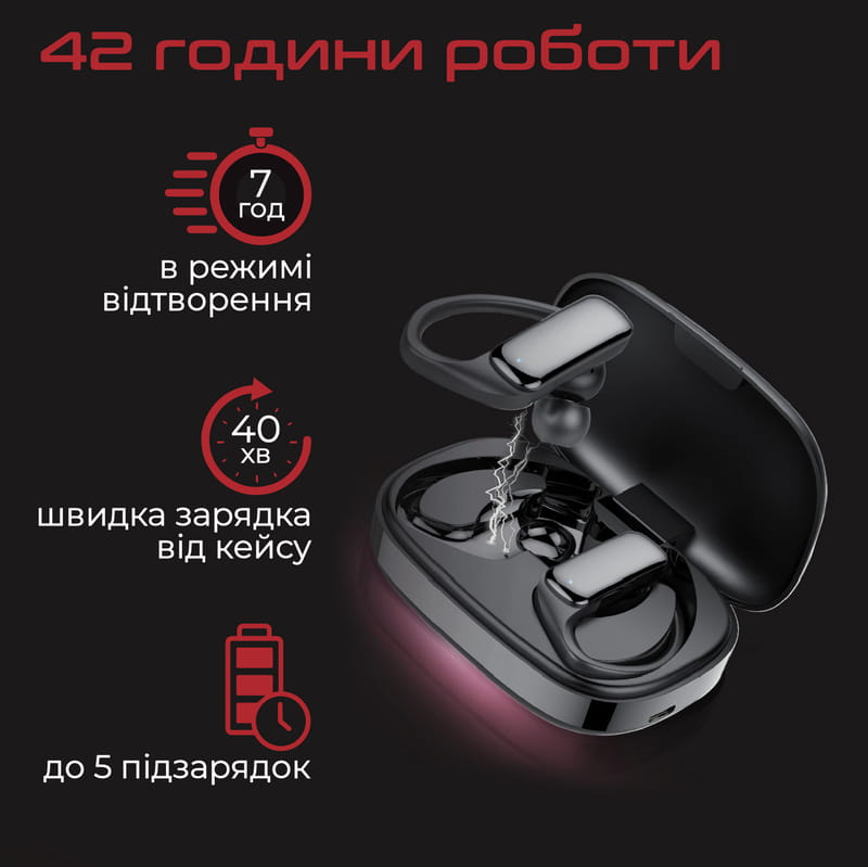 Bluetooth-гарнитура Promate Epic Black