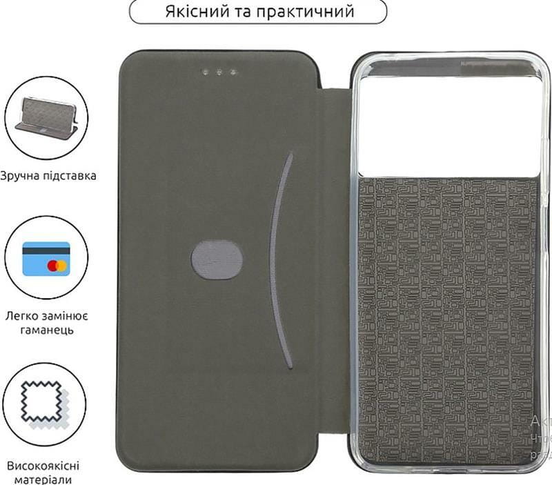 Чeхол-книжка BeCover Exclusive для Xiaomi Poco M5 4G Black (709017)