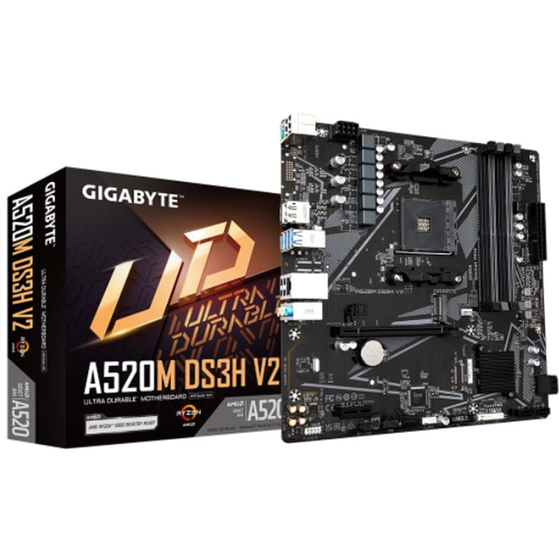 Материнская плата Gigabyte A520M DS3H V2 Socket AM4