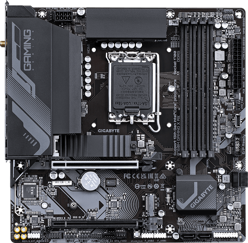 Материнська плата Gigabyte B760M Gaming X AX Socket 1700