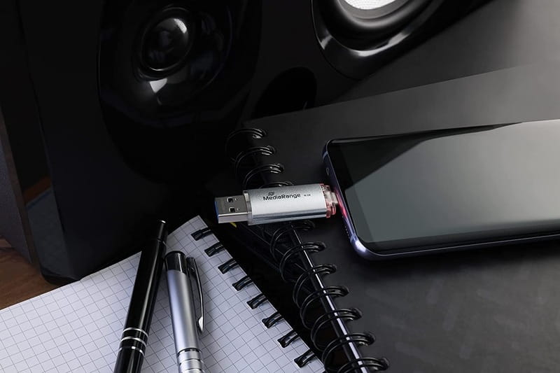 Флеш-накопитель USB3.0 32GB Type-C MediaRange Silver (MR936)