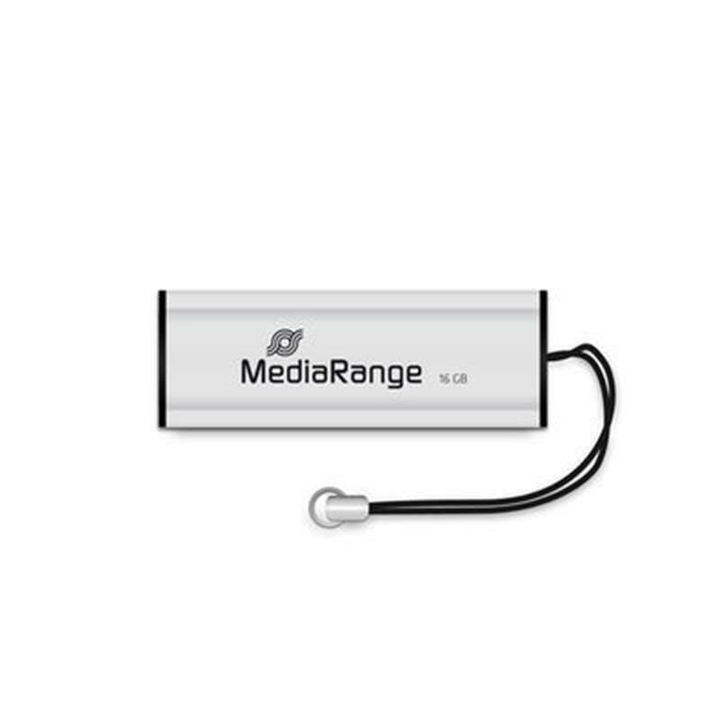 Флеш-накопитель USB3.0 16GB MediaRange Black/Silver (MR915)