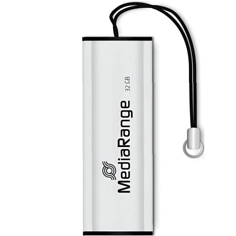 Флеш-накопичувач USB3.0 32GB MediaRange Black/Silver (MR916)