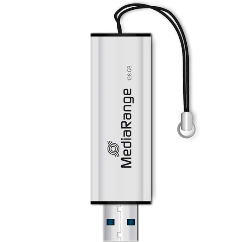 Флеш-накопичувач USB3.0 128GB MediaRange Black/Silver (MR918)