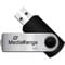 Фото - Флеш-накопичувач USB2.0 16GB MediaRange Black/Silver (MR910) | click.ua