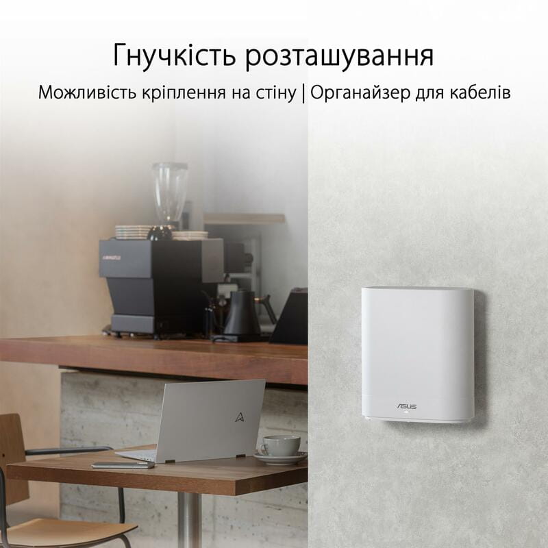 Wi-Fi Mesh система Asus ExpertWiFi EBM68 2pk White (90IG07V0-MO3A40)