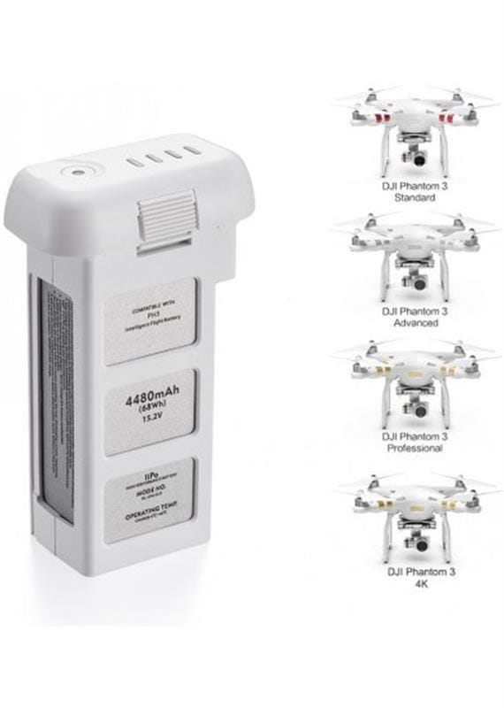 Акумулятор PowerPlant DJI Phantom 3 4480mAh (CB970285)