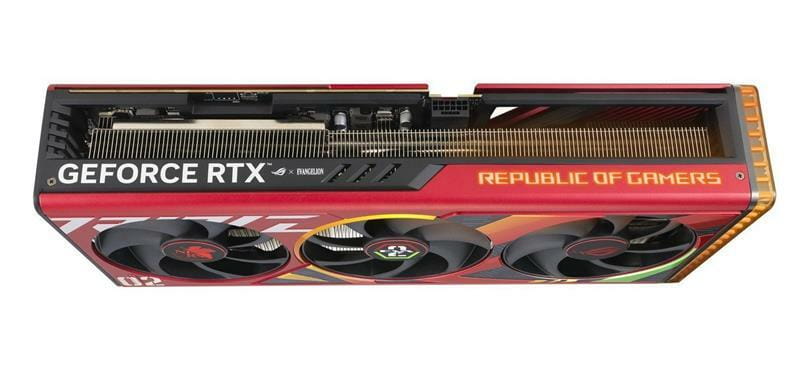 Видеокарта GF RTX 4090 24GB GDDR6X ROG Strix OC EVA-02 Edition Asus (ROG-STRIX-RTX4090-O24G-EVA-02-EDITION)