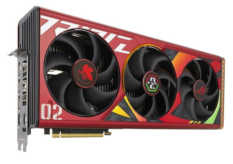 Видеокарта GF RTX 4090 24GB GDDR6X ROG Strix OC EVA-02 Edition Asus (ROG-STRIX-RTX4090-O24G-EVA-02-EDITION)